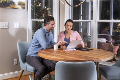 Trane employee sharing the benefits of a mini split to Ann Arbor homeowners